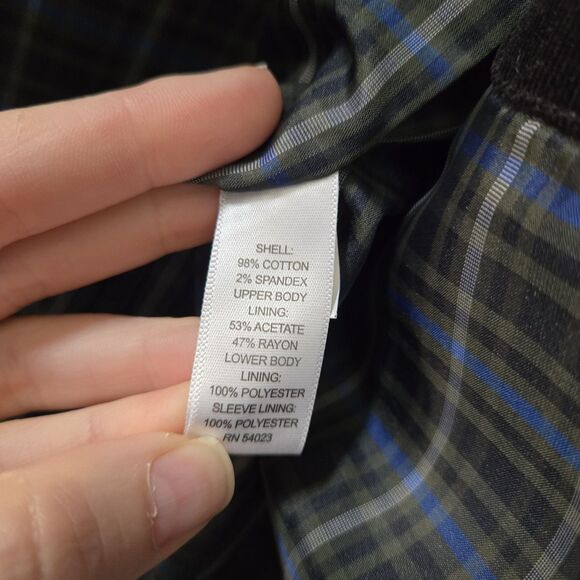 Banana Republic Black Corduroy Blazer Jacket Size 42R New - Picture 6 of 7